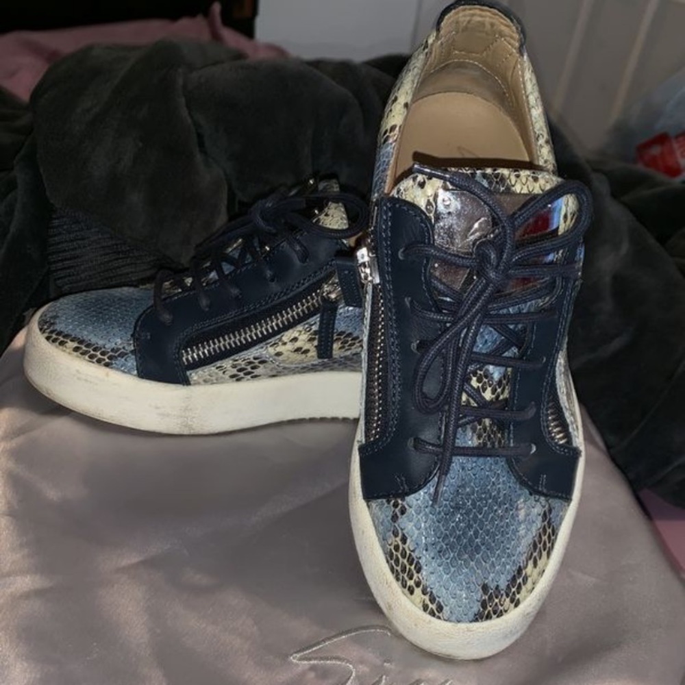Blue Frankie Giuseppe Zanotti sneakers